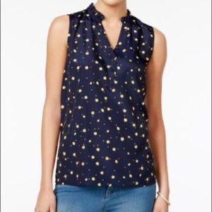 Maison Jules lemon print tank top